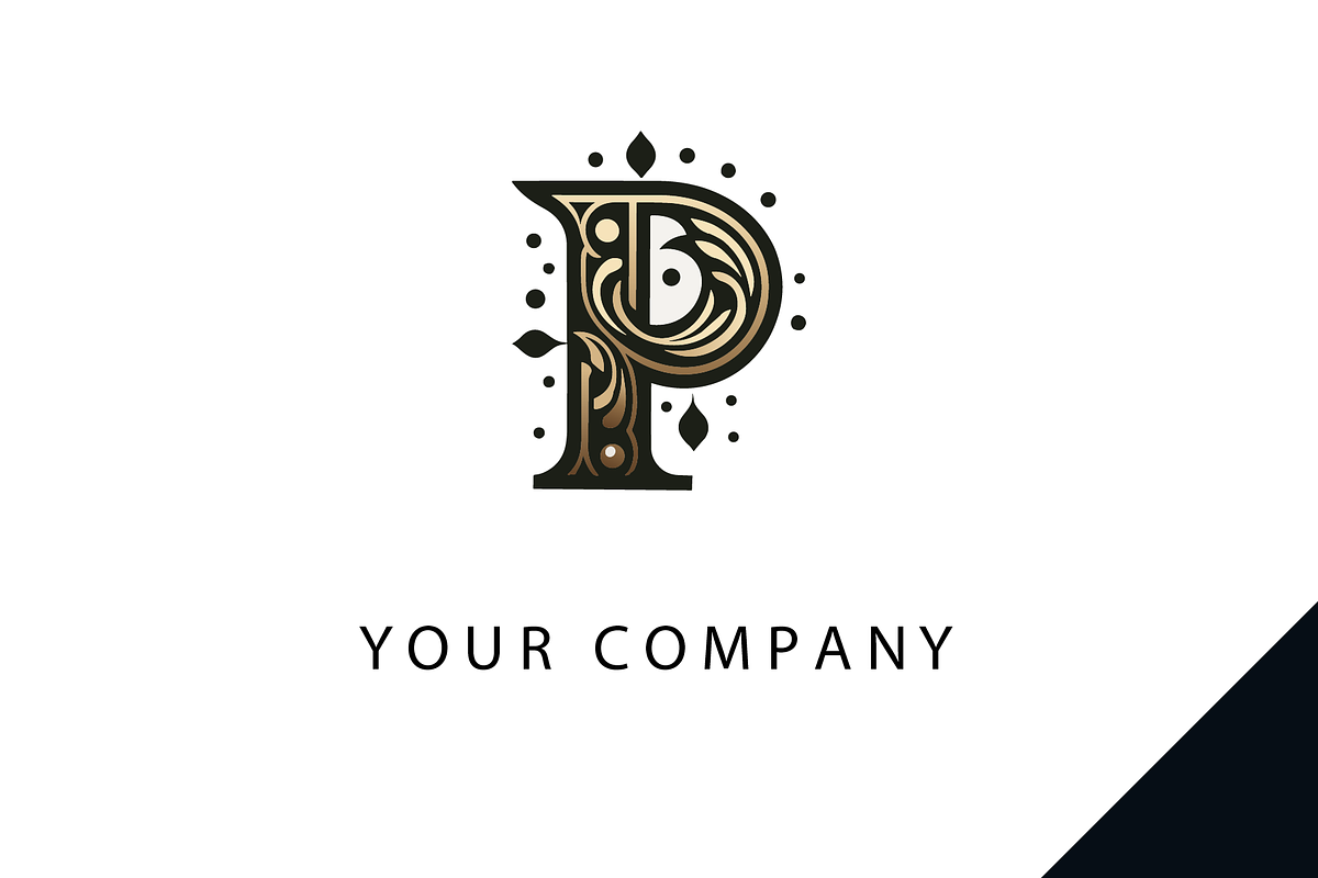 3 Classic Letter P Logos, a Branding & Logo Template by HE Studio (Photo 4 of 4)