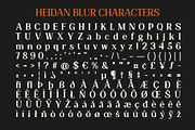 Heidan Blur, a Serif Font by Craft Supply Co. (Thumbnail 8 of 8)