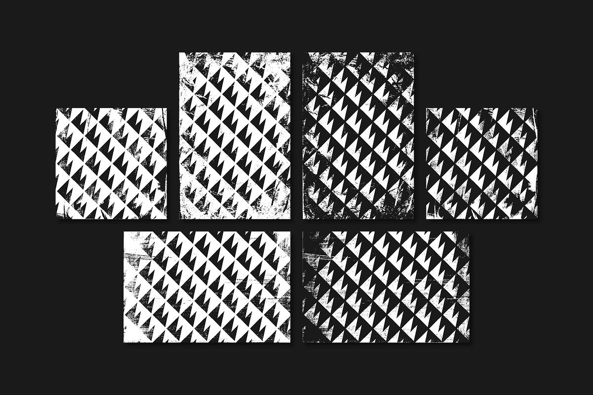 Lightning - 24 Grunge Patterns, a Pattern Graphic by Tustan (Photo 4 of 6)
