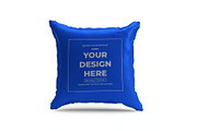 Square Pillow Mockup Template Set, a Household Mockup by DesignRushMarket (Thumbnail 10 of 11)
