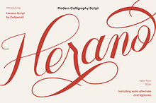 Herano - Elegant Script Font
