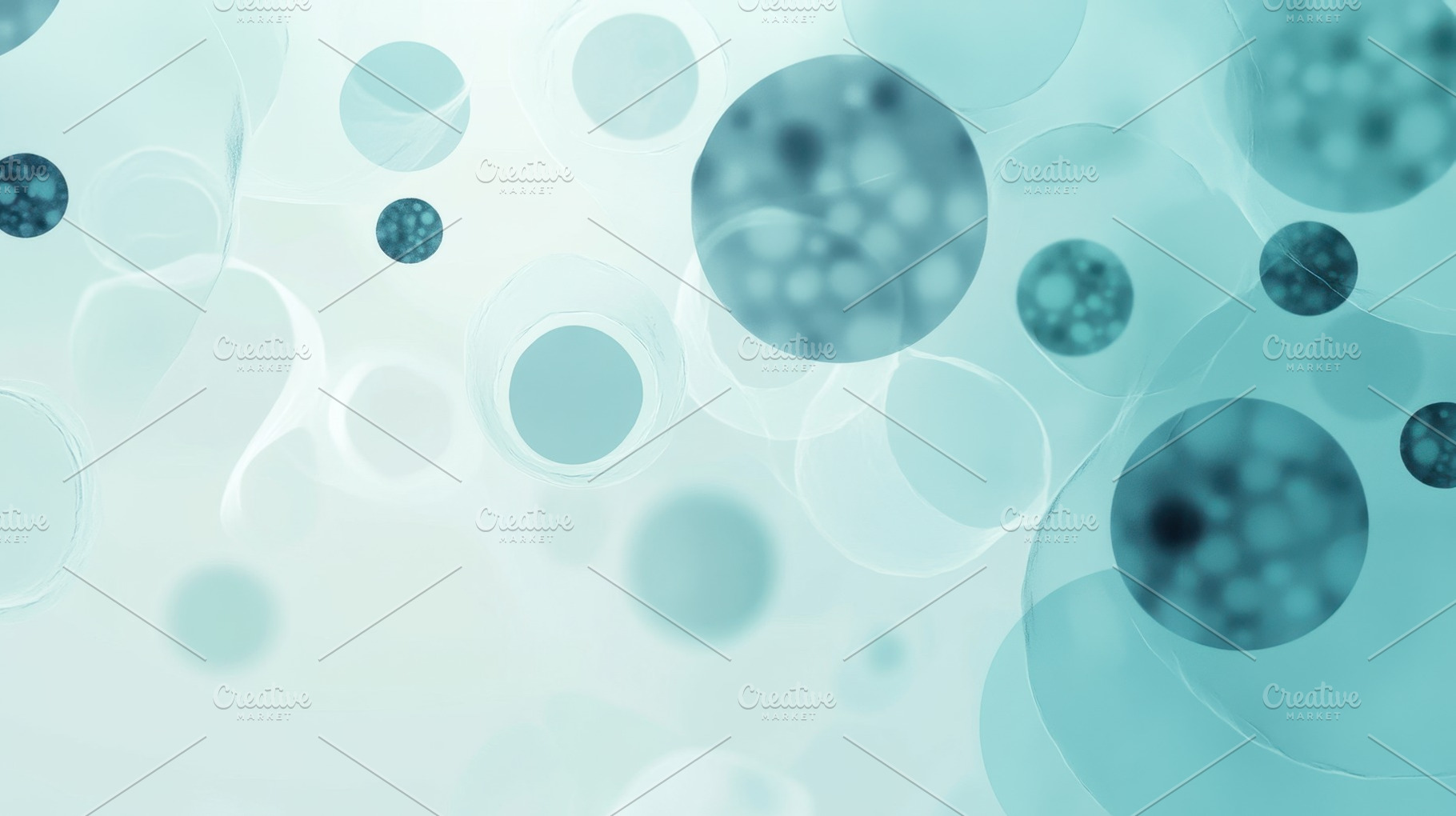 Blue abstract cell design, a Photo by Beautiful things