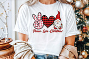 Peace Love Christmas PNG, an Illustration by Sublimation Artist (Thumbnail 5 of 9)