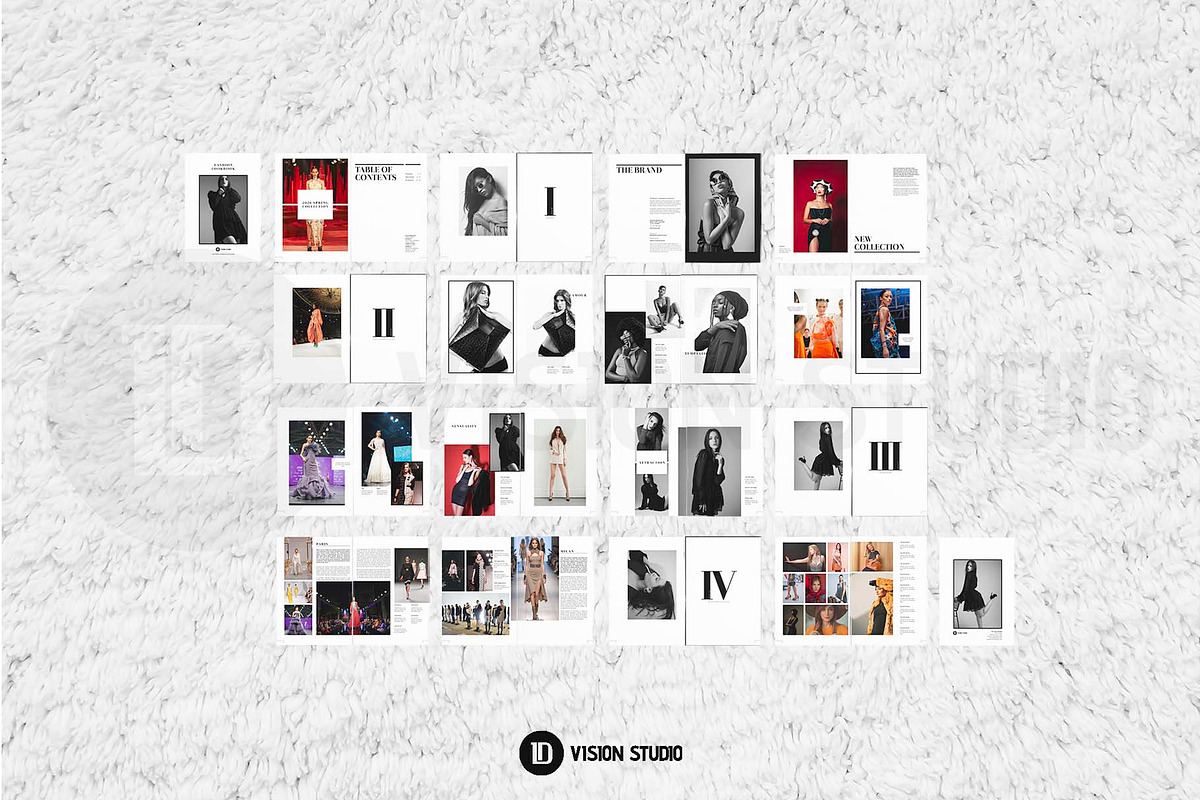 Fashion Lookbook Canva InDesign, a Brochure Template by ID Vision Studio (Photo 15 of 16)