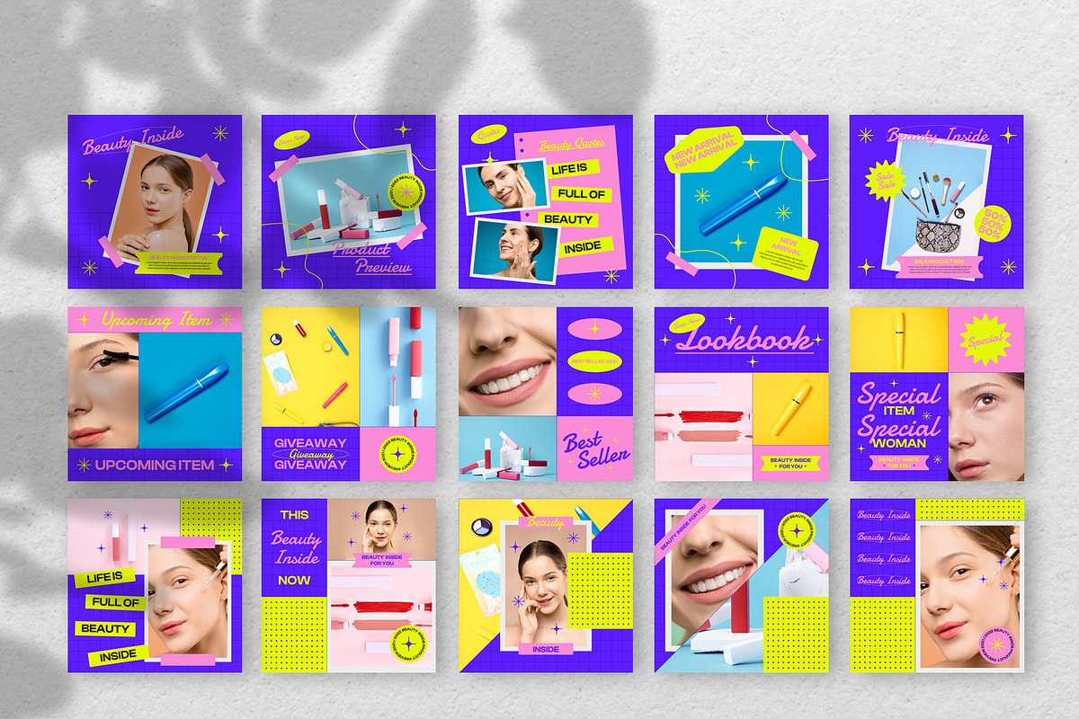 Beauty Inside - Social Media Kit, a Social Media Template by Creative Zeune (Photo 2 of 4)