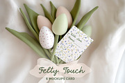 Felty Touch Card Mockups, an Apparel Mockup by NikiArts (Thumbnail 1 of 10)