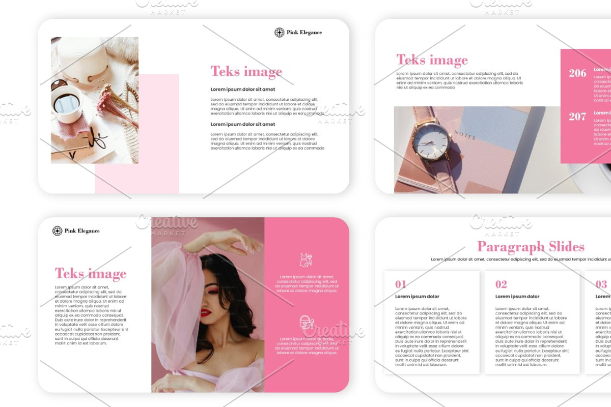 Pink Elegance Presentation, a Presentation Template by Interpitch (Photo 3 of 8)