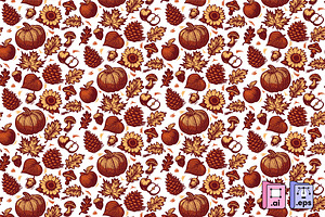 Rustic Autumn Harvest Pattern