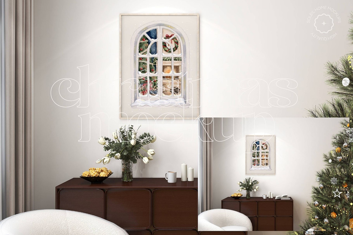 Frame mockup bundle — CHRISTMAS, a Product Mockup by SoleilHomeMockups (Photo 7 of 12)