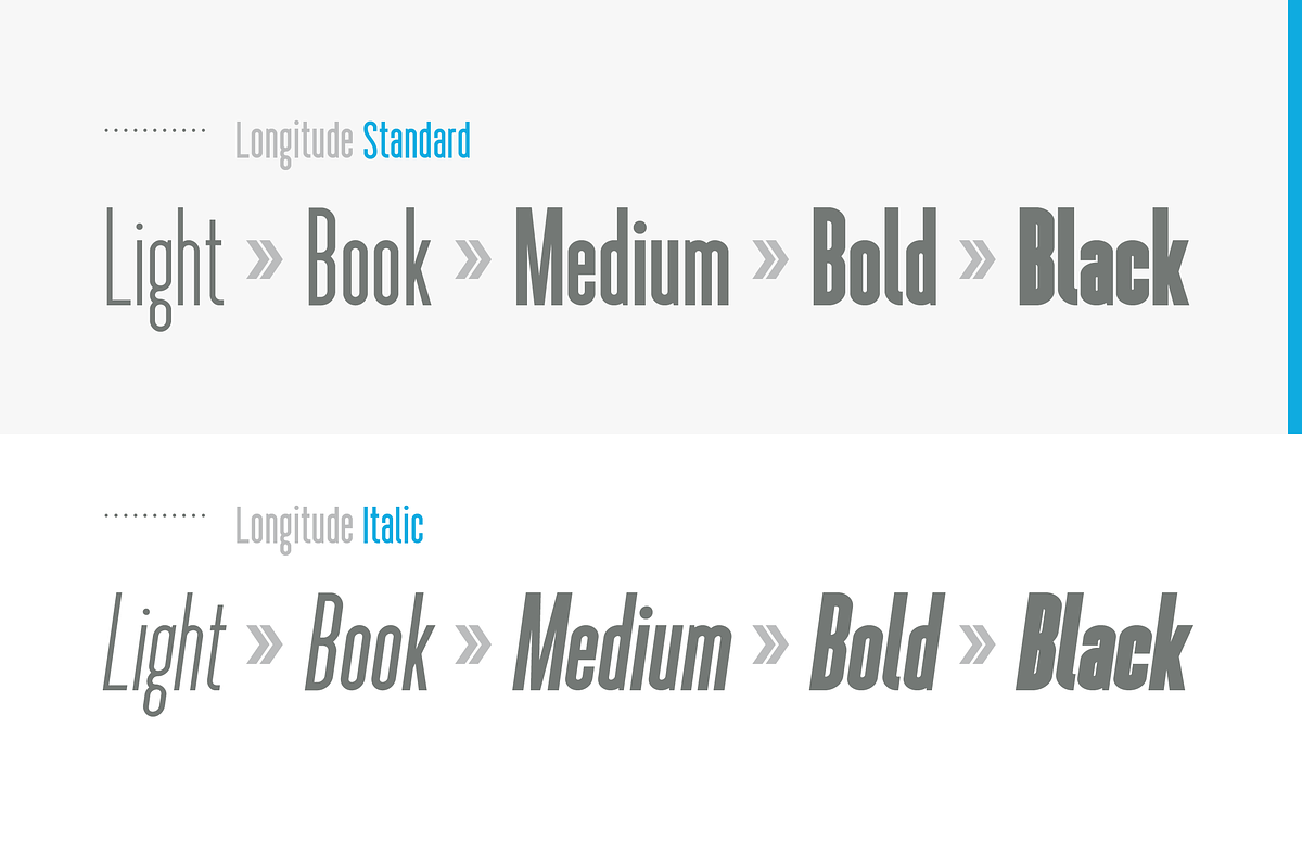 Longitude Font Family preview 4