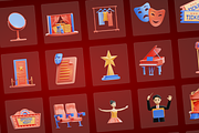3D Theater Icons, a 3D by Flat Icons (Thumbnail 8 of 8)