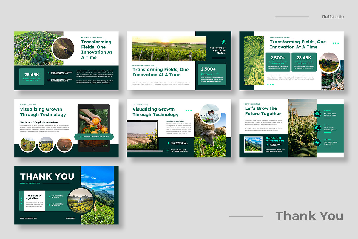 Modern Agriculture Google Slides, a Presentation Template by fluffstudio (Photo 4 of 4)