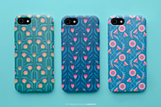 Geometrical Art Deco Floral Patterns, a Pattern Graphic by Designnina Shop (Thumbnail 3 of 9)