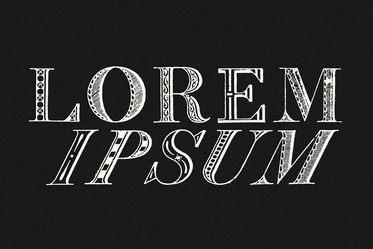Decorative Vintage Serif Font - No14, a Serif Font by Century Library (Photo 5 of 5)
