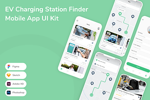 EV Charging Station Finder UI Kit