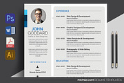 Resume CV, a Resume Template by graphicforest (Thumbnail 4 of 5)