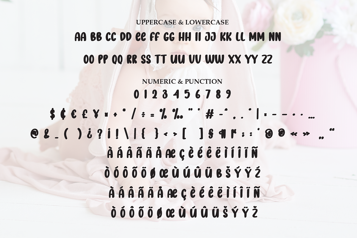 Baby Girl | Script Font, a Handwritten Font by Scratchones (Photo 7 of 8)
