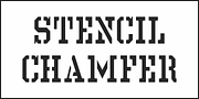 Stencil Chamfer JNL, a Slab Serif Font by Jeff Levine Fonts (Thumbnail 2 of 5)