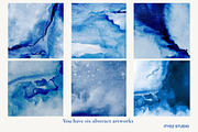 Blue Abstract Modern Artwork, a Texture Illustration by Ityez Studio (Thumbnail 3 of 12)