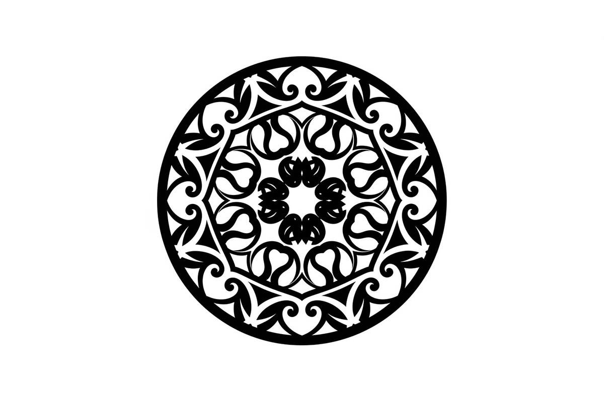 Mandala Circle Ornament Vector Bundl, an Illustration by Gaye Art (Photo 10 of 51)