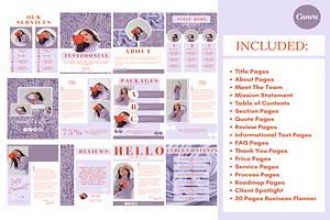 100 Purple Ebook Template Canva