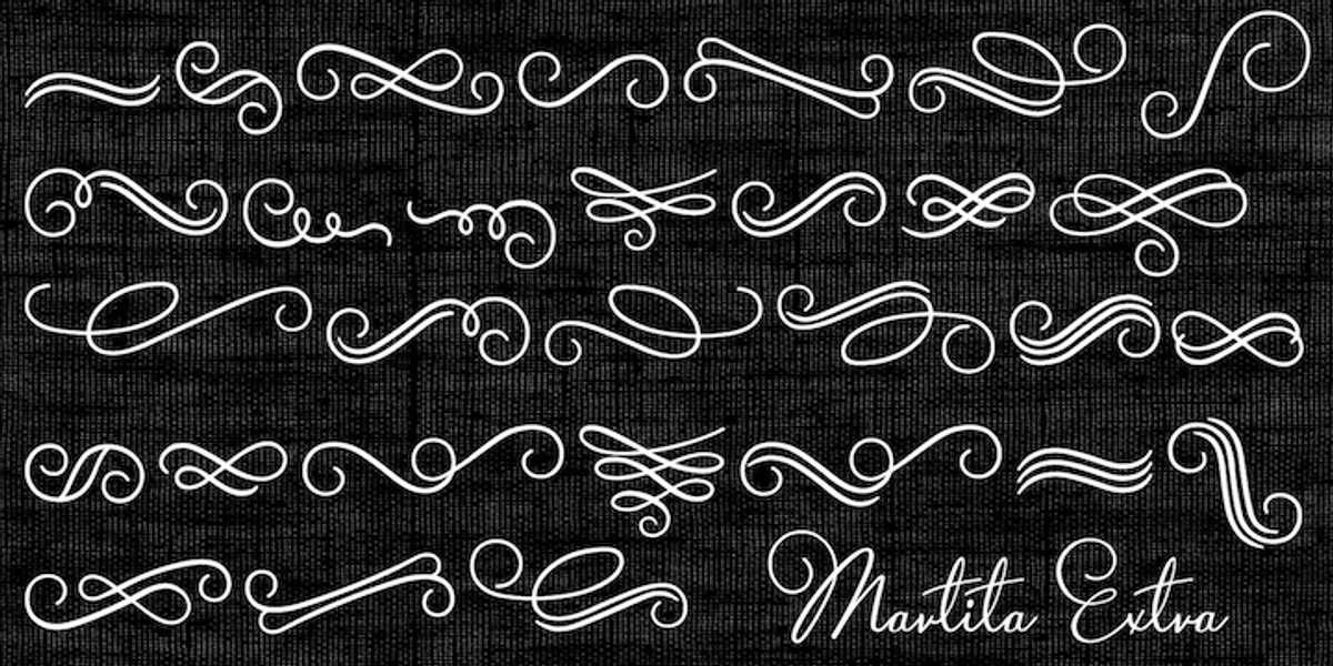 Martita, a Script Font by GRIN3 (Nowak) (Photo 4 of 4)