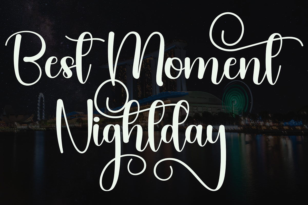 Beauty Night, a Handwritten Font by FreshTypeINK (Photo 7 of 8)