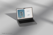 Macbook Mockup Set | 25 PSD files, a Mac Mockup by rahmatmoscae (Thumbnail 19 of 26)