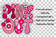 Football Pink Out, Breast Cancer PNG, a Graphic by Clipart Bloom (Thumbnail 2 of 2)