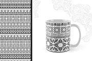 8 Ethnic Seamless, a Pattern Graphic by Elinorka (Thumbnail 3 of 5)