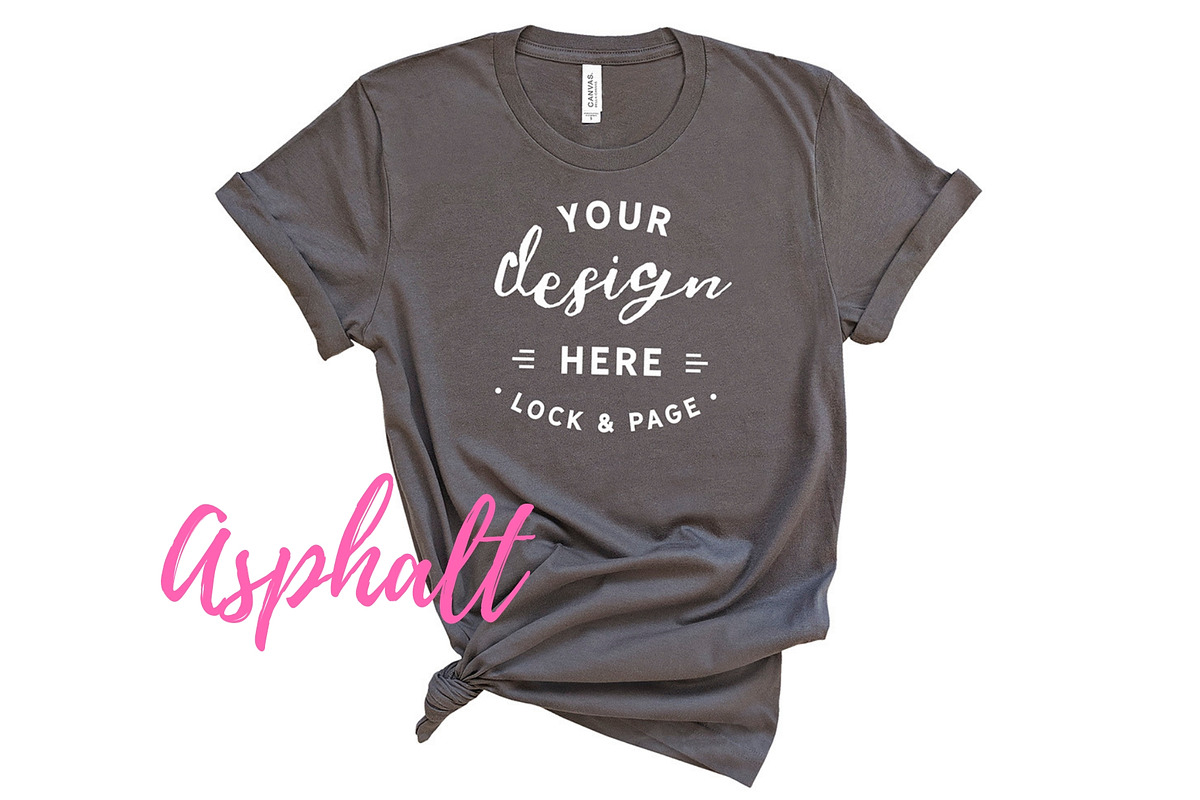 Bella Canvas TShirt Mockups On White, a Shirt Mockup by lock and page (Photo 39 of 92)