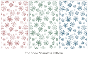 Santa Seamless Three Pattern Bundle