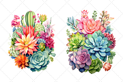 Succulent Variety Sublimation Art, an Illustration by FloridPrintables (Thumbnail 6 of 7)