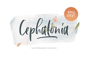 Cephalonia Font, a Script Font by Letterhend Studio (Thumbnail 1 of 6)