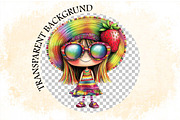 Cute Summer Girls Clipart Bundle., an Illustration by SVGArt (Thumbnail 7 of 9)