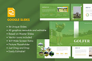 GOLFER  Golf Club Google Slide, a Presentation Template by Rizki Herdian (Thumbnail 1 of 5)