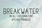 Breakwater Sans, a Sans Serif Font by Beck McCormick (Thumbnail 1 of 6)