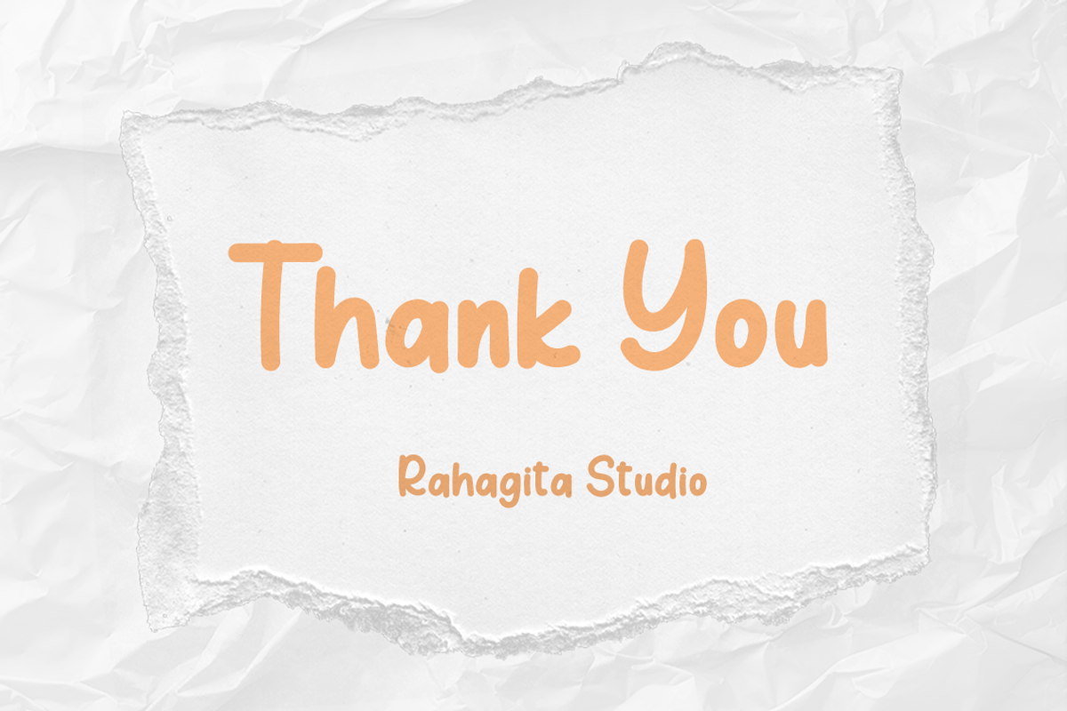 Child Hood, a Handwritten Font by Rahagita Studio (Photo 6 of 6)
