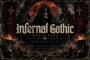 Infernal Gothic, a Blackletter Font by Wow Magic (Thumbnail 4 of 5)
