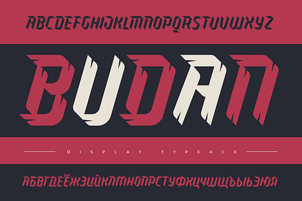 Budan - Display Font