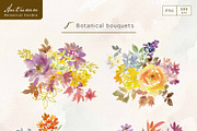 Watercolor Autumn botanical graphics, an Object Graphic by Sawango Designs (Thumbnail 5 of 14)
