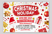 Merry Christmas Flyer, a Flyer Template by Creative  designer (Thumbnail 3 of 8)
