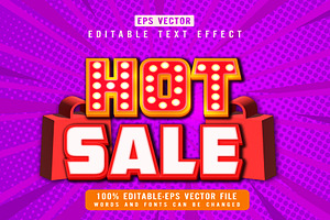 Hot Sale 3d Editable Text Vector