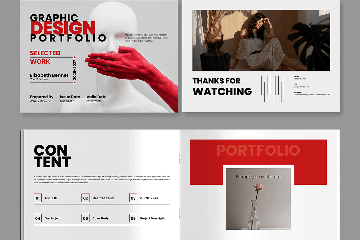 Graphic Designer Portfolio Magazine, a Magazine Template by MightyDesign (Photo 2 of 8)