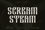 Scream Steam - Gothic Blackletter, a Blackletter Font by Viswal Studio (Thumbnail 1 of 7)