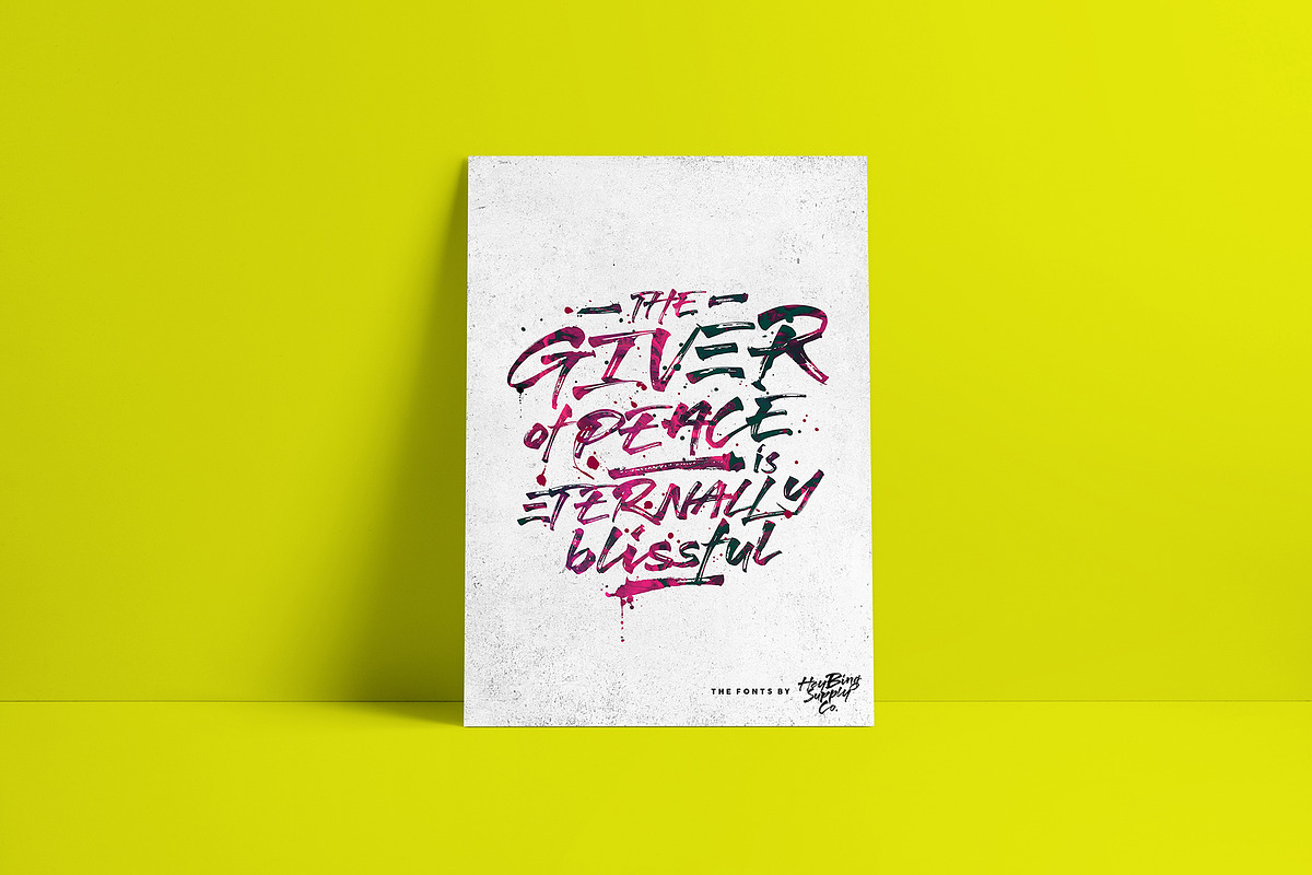 Giver Font + Extras preview 4