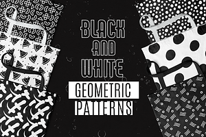 Black and White Geometric Patterns