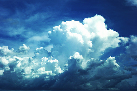 Dramatic clouds featuring sky, aerial view, and heaven, a Nature Photo by HipFonts