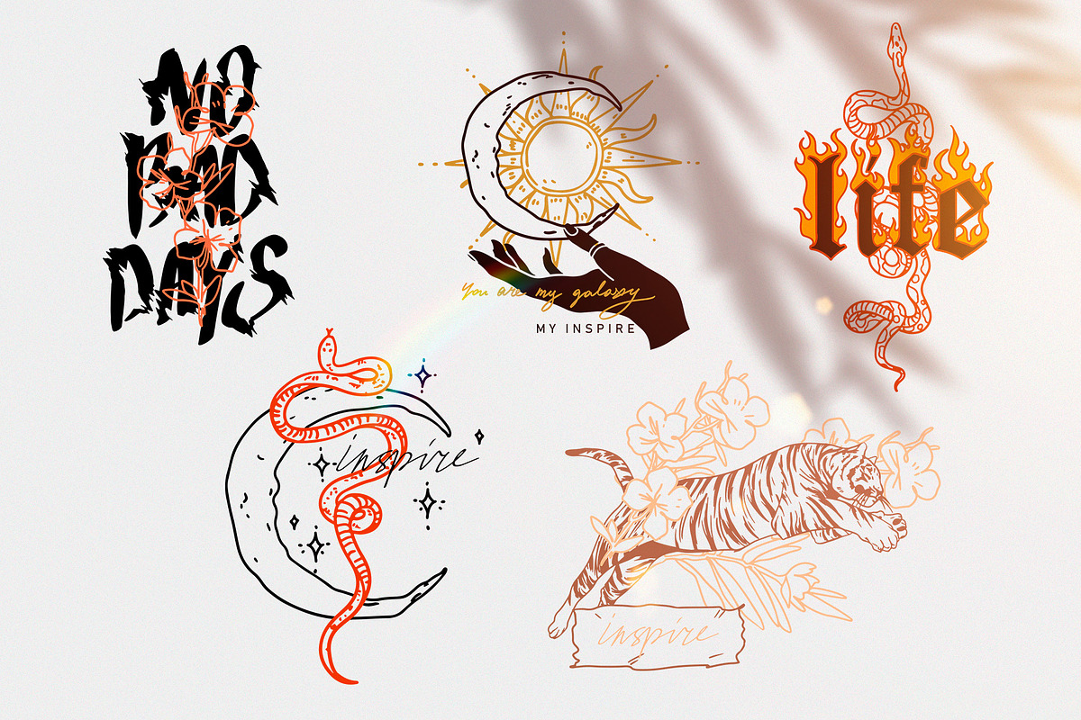 Line Art for T-shirt, an Illustration by NKTN (Photo 5 of 9)