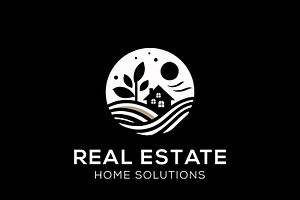 Logo for real estate home solutions